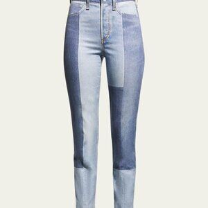 rag & bone Women's Blue Ankle Jeans